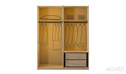 Medusa Home Mobilya - Zara Köşe Gardırop