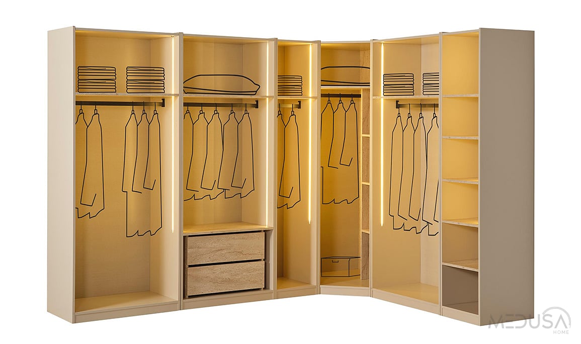 Medusa Home Mobilya - Zara Köşe Yatak Odası