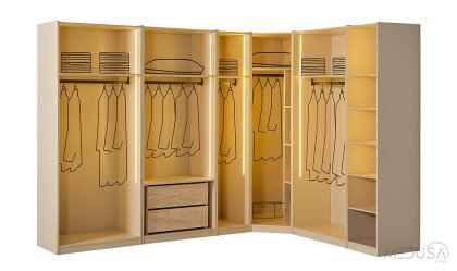 Medusa Home Mobilya - Zara Köşe Yatak Odası