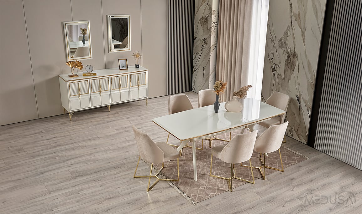 Medusa Home Mobilya - Zen Luxury Yemek Odası