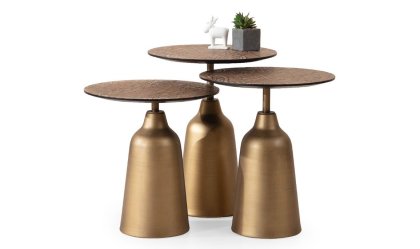 Medusa Home - Zen Tagle Brass Zigon Sehpa Medusa Home - Zen Tagle Brass Zigon Sehpa
