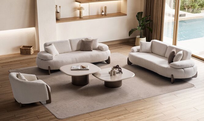 Medusa Home Mobilya - Zeplin Koltuk Takımı - Modern Koltuk Takımları