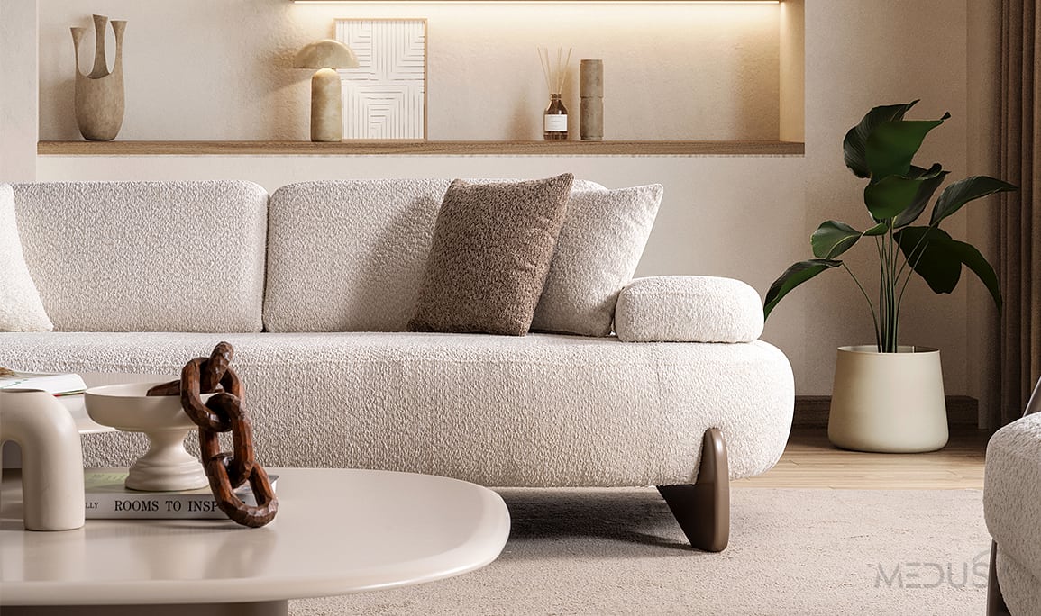 Medusa Home Mobilya - Zeplin Üçlü Koltuk