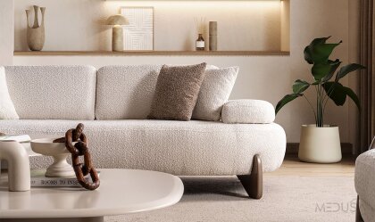 Medusa Home Mobilya - Zeplin Üçlü Koltuk