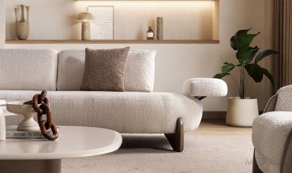 Medusa Home Mobilya - Zeplin Üçlü Koltuk