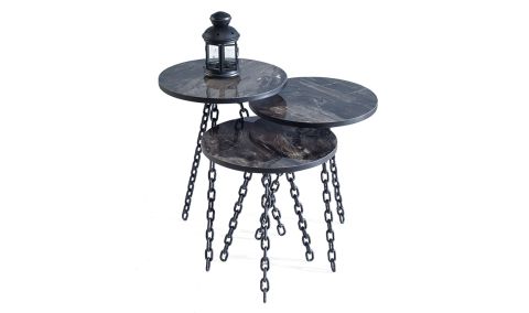 Medusa Home - Zincir Marble Zigon Sehpa Medusa Home - Zincir Marble Zigon Sehpa
