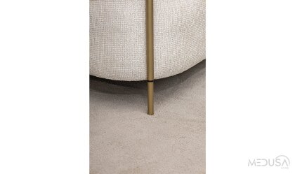 Medusa Home Mobilya - Zyra Ara Sehpalı Üçlü Koltuk