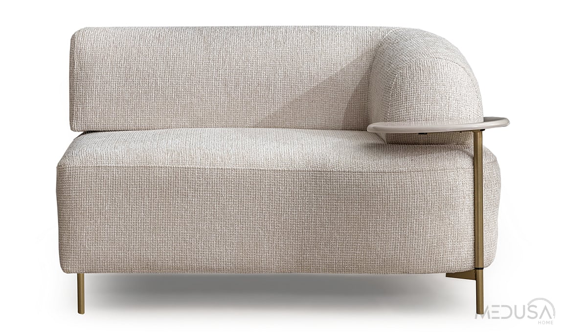 Medusa Home Mobilya - Zyra Ara Sehpalı Üçlü Koltuk