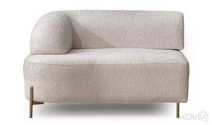 Medusa Home Mobilya - Zyra Ara Sehpalı Üçlü Koltuk