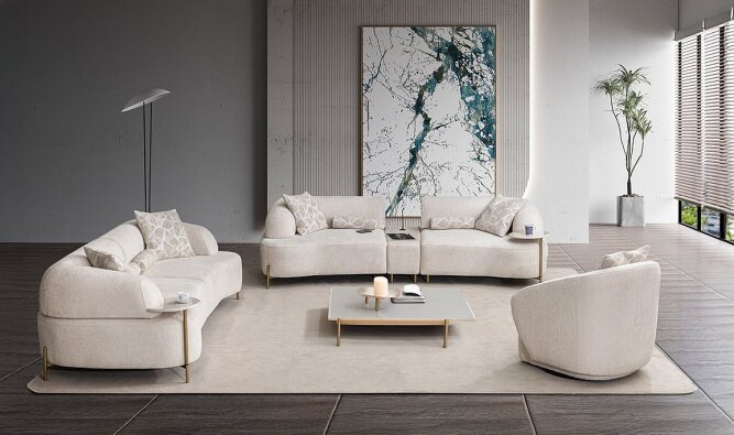 Medusa Home Mobilya - Zyra Koltuk Takımı - Modern Koltuk Takımları